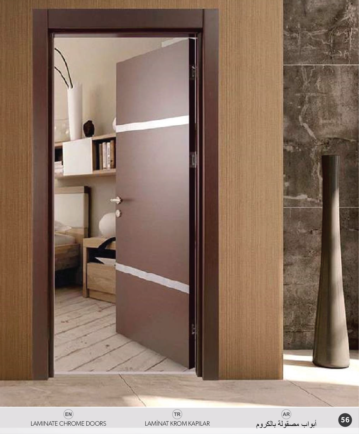 LAMINATE CHROME DOORS