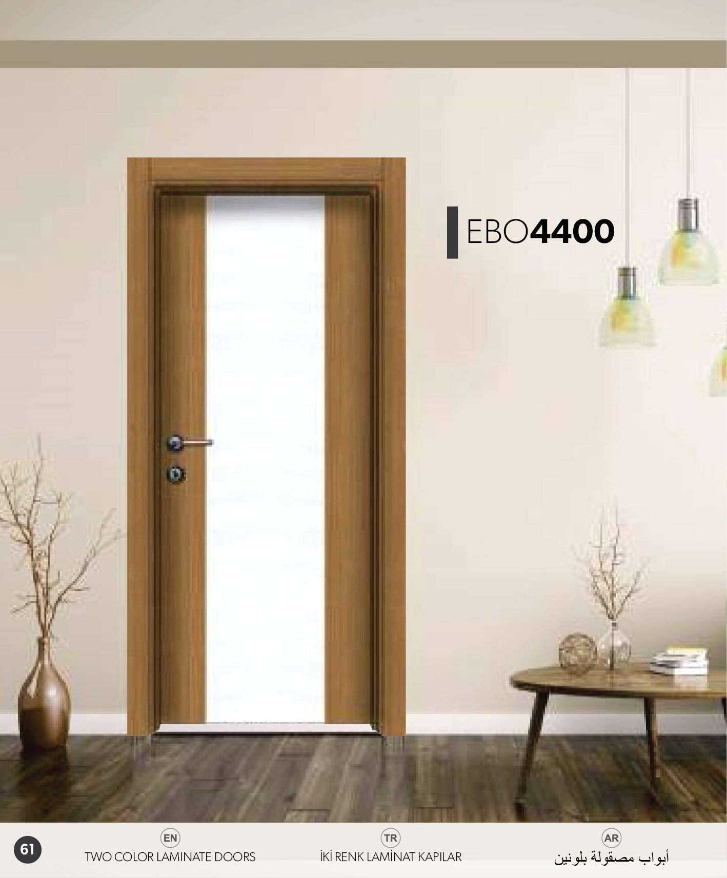 TWO COLOR LAMINATE DOORS